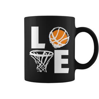 Love Basketball Hoop Tshirt Coffee Mug - Monsterry