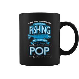 Love Being Pop More Than Fishing Tshirt Coffee Mug - Monsterry DE
