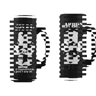 Love Dogs Hate People Tshirt Coffee Mug - Monsterry