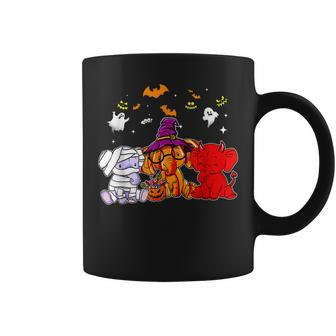 Love Elephant Mummy Pumpkin Ideas For Halloween Holiday Coffee Mug - Thegiftio UK