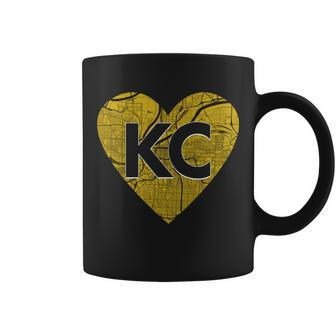 Love Kansas City Football Fan City Map Coffee Mug - Monsterry