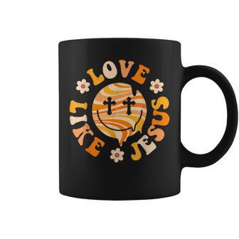 Love Like Jesus Christian God Lover Funny Words On Back V2 Coffee Mug - Thegiftio UK