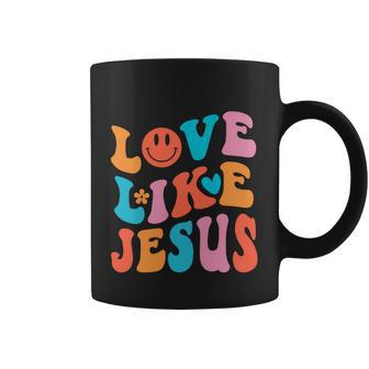 Love Like Jesus Religious God Christian Words Gift V2 Coffee Mug - Monsterry AU