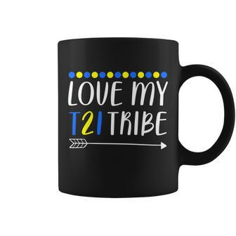Love My T21 Tribe Down Syndrome Arrow Graphic Design Printed Casual Daily Basic Coffee Mug - Thegiftio UK