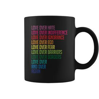 Love Over Everything Coffee Mug - Monsterry AU