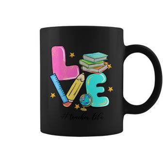 Love Teacher Life Graphic Plus Size Premium Shirt For Teacher Coffee Mug - Monsterry UK