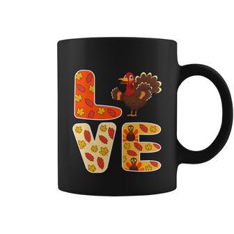Love Thanksgiving Happy Thanksgiving Funny Turkey Coffee Mug - Thegiftio UK