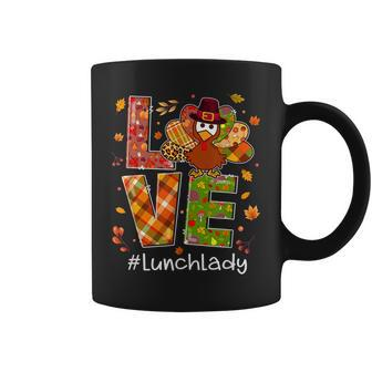 Love Turkey Leopard Happy Thanksgiving 2022 Lunch Lady Women Coffee Mug - Thegiftio UK