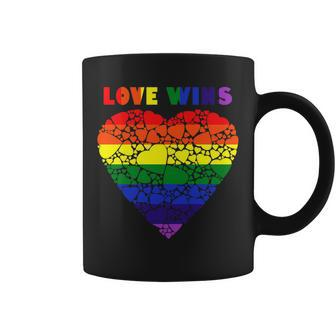 Love Wins Heart Coffee Mug - Monsterry CA