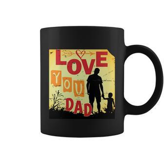 Love You Dad Quotes Fathers Day Fathers Day Gifts Father Son Matching Coffee Mug - Thegiftio UK