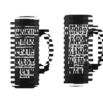 Lovely Funny Cool Sarcastic Im A Proud Dad Of A Freaking Coffee Mug - Thegiftio UK