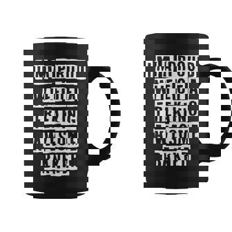 Lovely Funny Cool Sarcastic Im A Proud Wife Of A Freaking Coffee Mug - Thegiftio UK