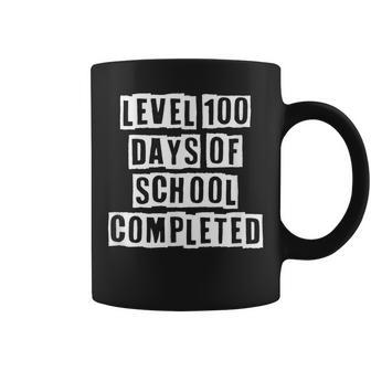 Lovely Funny Cool Sarcastic Level 100 Days Of School Coffee Mug - Thegiftio UK