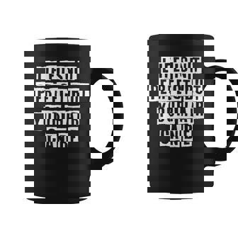 Lovely Funny Cool Sarcastic Life Isnt Perfect But Your Hair Coffee Mug - Thegiftio UK