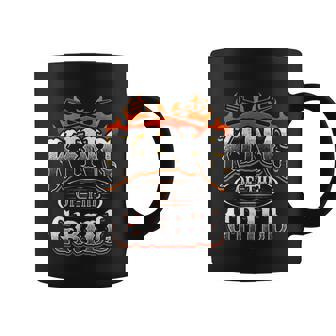 Loves To Bbq Funny Fathers Day Dad Is Grilling Cool Flames Gift Graphic Design Printed Casual Daily Basic Coffee Mug - Thegiftio UK