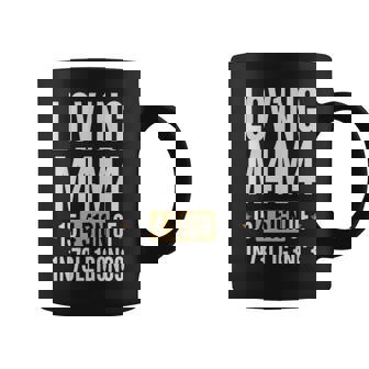 Loving Mama Is A Sign Of Intelligence Dark Coffee Mug - Thegiftio