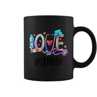 Lpn Cute Gift Heartbeat Nurse Appreciation Tee Funny Gift Coffee Mug - Monsterry UK