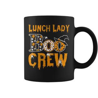 Lunch Lady Teacher Boo Crew Halloween Lunch Lady Teacher Coffee Mug - Seseable