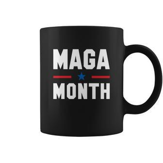 Maga Month Vintage Old Happy Maga Month Patriotic V2 Coffee Mug - Monsterry