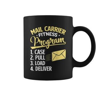 Mail Carrier Fitness Program Postal Worker Deliver Graphic Design Printed Casual Daily Basic Coffee Mug - Thegiftio UK