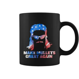 Make Mullets Great Again Funny 2020 Election American Flag Meaningful Gift Coffee Mug - Monsterry CA