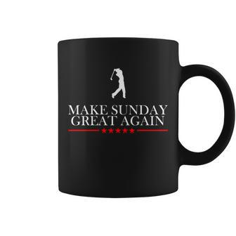 Make Sunday Great Again Golfing Tshirt Coffee Mug - Monsterry AU