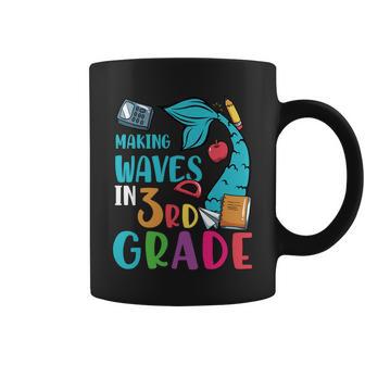 Making Waves In 3Rd Grade Back To School V2 Coffee Mug - Monsterry