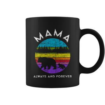 Mama Always And Forever Colorful Rainbow Gay Lesbian Lgbtqa Gift Graphic Design Printed Casual Daily Basic V2 Coffee Mug - Thegiftio UK