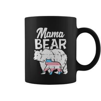 Mama Bear Transgender Trans Pride Flag Transexual Lgbt Gift Graphic Design Printed Casual Daily Basic V2 Coffee Mug - Thegiftio UK