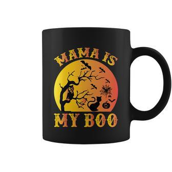Mama Is My Boo Funny Halloween Quote Coffee Mug - Monsterry DE