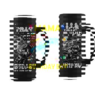 Mama Of The Birthday Boy Monster Truck Birthday Mom Coffee Mug - Thegiftio UK