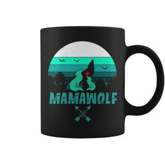 Mamawolf Wolf Lovers Gift For Mother Coffee Mug - Thegiftio UK