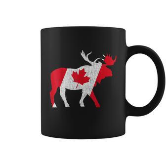 Maple Leaf Animal Canadian Flag Canada Est 1867 Men Women Coffee Mug - Monsterry AU