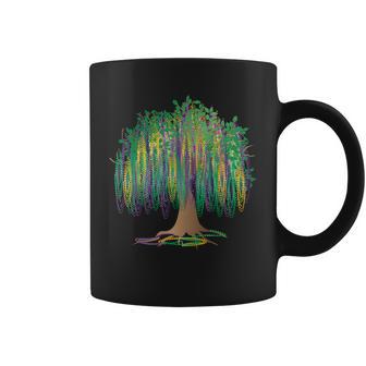 Mardi Gras Beaded Tree Coffee Mug - Monsterry CA