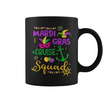 Mardi Gras Cruise Squad 2023 Matching Group Family Vacation V2 Coffee Mug - Thegiftio UK