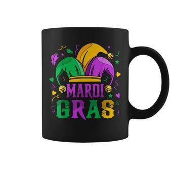 Mardi Gras T Mardi Gras 2022 Beads Mask Feathers V2 Coffee Mug - Thegiftio UK