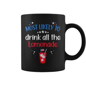 Matching 4Th Of July Family July Fourth Most Likely To Coffee Mug - Thegiftio UK