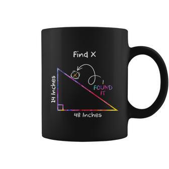 Math I Found X Funny Gift Funny Math School Mathematics Pun Gift Coffee Mug - Monsterry CA