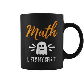Math Lifts My Spirit School Teacher Halloween Gift Coffee Mug - Thegiftio UK
