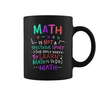 Math Teacher Mathematical Symbol Cute Gift Coffee Mug - Thegiftio UK