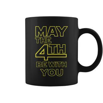 May The 4Th Be With You Funny T-Shirt Graphic Design Printed Casual Daily Basic Coffee Mug - Thegiftio UK
