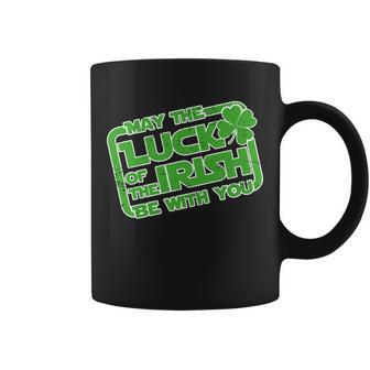 May The Luck Of The Irish Be With You Graphic Design Printed Casual Daily Basic Coffee Mug - Thegiftio UK