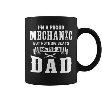 Mechanic - Nothing Beats Being A Dad Coffee Mug - Seseable