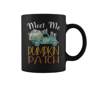 Meet Me At The Pumpkin Patch Autumn Season Pumpkin Lover  Coffee Mug
