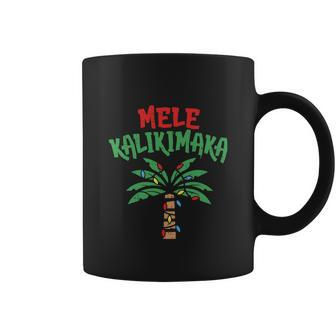 Mele Kalikimaka Palm Tree Funny Christmas In July Coffee Mug - Monsterry DE