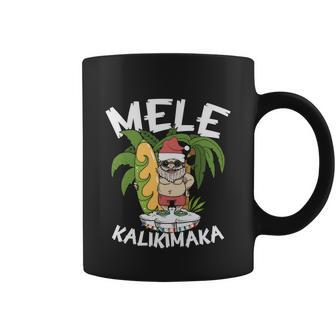Mele Kalikimaka Palm Tree Hawaiian Christmas In July Coffee Mug - Monsterry DE