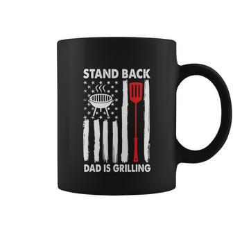 Men Bbq Barbecue Grill Father Stand Back Dad Is Grilling Coffee Mug - Thegiftio UK