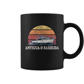 Mens Antigua And Barbuda Vintage Boating 70S Retro Boat Design Premium Coffee Mug - Thegiftio UK