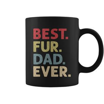 Mens Best Fur Dad Ever Design For Men Cat Daddy Or Dog Father Tshirt Coffee Mug - Monsterry
