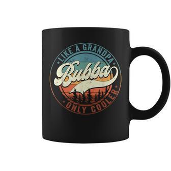 Mens Bubba Like A Grandpa Only Cooler Vintage Retro Bubba Dad Coffee Mug - Thegiftio UK